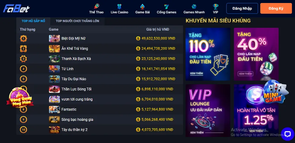 Thưởng chào mừng Kingbet